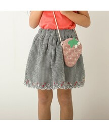 SLAP SLIP | 裾スカラップモチーフ刺しゅうスカパン(90~130cm)(スカート)