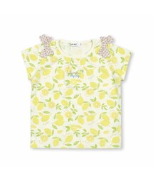 SLAP SLIP | 【お揃い】フルーツ総柄柄ナレリボン付き半袖Tシャツ(80~130cm)(Tシャツ/カットソー)