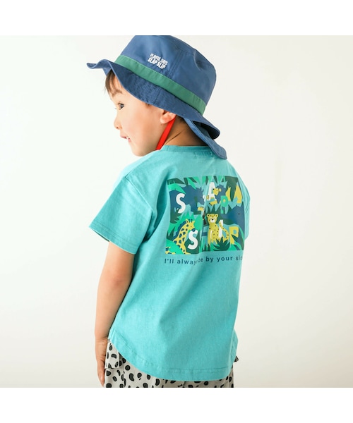 SLAP SLIP(スラップスリップ)の「アニマルパッチ半袖Tシャツ(80~130cm)(Tシャツ/カットソー・キッズ・オレンジ/ホワイト/ブルー・110)」の3枚目の写真