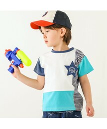 SLAP SLIP（スラップスリップ）の「星ポケット配色切り替え半袖Tシャツ(80~130cm)（Tシャツ/カットソー・キッズ）」