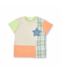 SLAP SLIP | 星ポケット配色切り替え半袖Tシャツ(80~130cm)(Tシャツ/カットソー)