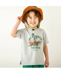 SLAP SLIP | 【防汚】恐竜アニマルフルーツ男の子大好きアイテム写真プリント半袖Tシャツ(80~130cm)(Tシャツ/カットソー)