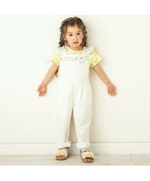 SLAP SLIP | バックリボン肩紐フリルサロペット(80~130cm)(サロペット/オーバーオール)