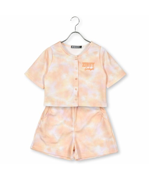 ZIDDY（ジディ）の「タイダイセットアップﾟ(130~160cm)（その他トップス・キッズ・パープル/オレンジ・150）」の2枚目の写真