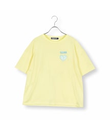 ZIDDY | 【接触冷感】ハートロゴハッポウプリントTシャツ(Tシャツ/カットソー)