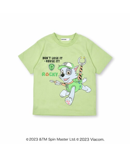 SLAP SLIP（スラップスリップ）の「【PAW PATROL(パウ・パトロール)×SLAP SLIP】キャラクタープリント半袖Tシャツ(80~130cm)（Tシャツ/カットソー・キッズ・ブルー/ピンク/パープル/ホワイト/グリーン・110）」の3枚目の写真