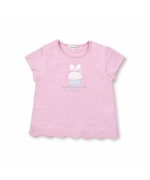 SLAP SLIP | フルーツ・パフェ・カップケーキモチーフ付裾スカラップ半袖Tシャツ(80~130cm)(Tシャツ/カットソー)