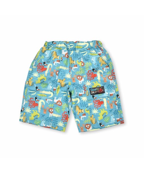 SLAP SLIP（スラップスリップ）の「【耐塩素・撥水/吸水速乾】いきもの・フルーツ総柄無地水陸両用5.5分丈パンツ(80~130cm)（その他パンツ・キッズ・イエロー/ホワイト/その他/グリーン/ブルー/オレンジ・110）」の4枚目の写真