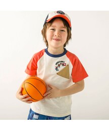 SLAP SLIP | 【接触冷感】コットンいろいろポケットスポーツプリント半袖ラグランTシャツ(80~130cm)(Tシャツ/カットソー)