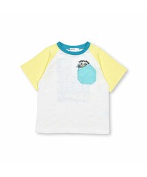 SLAP SLIP | 【接触冷感】コットンいろいろポケットスポーツプリント半袖ラグランTシャツ(80~130cm)(Tシャツ/カットソー)