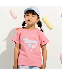 SLAP SLIP | 【接触冷感】ハートくり抜きスイーツプリント半袖Tシャツ(90~130cm)(Tシャツ/カットソー)