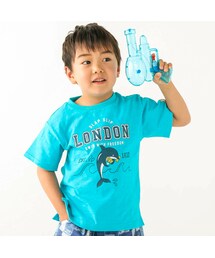 SLAP SLIP | 【接触冷感】アニマルいろいろスポーツ前面プリント半袖Tシャツ(80~130cm)(Tシャツ/カットソー)