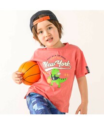 SLAP SLIP | 【接触冷感】アニマルいろいろスポーツ前面プリント半袖Tシャツ(80~130cm)(Tシャツ/カットソー)