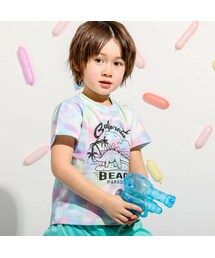 SLAP SLIP | 【お揃い】コットンタイダイ柄恐竜プリント半袖Tシャツ(80~130cm)(Tシャツ/カットソー)