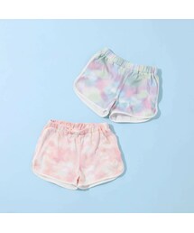 SLAP SLIP | 【お揃い】コットンタイダイ柄パイピングショートパンツ(90~130cm)(その他パンツ)