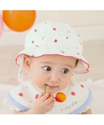SLAP SLIP BABY | 【お揃い】フルーツ総柄プリントハットベビー(46~48cm)(その他ベビー用品)