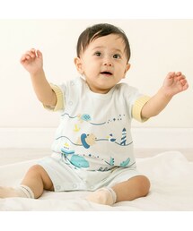 SLAP SLIP BABY | うみのいきものぷかぷか半袖ロンパースベビー(60~80cm)(ロンパース)
