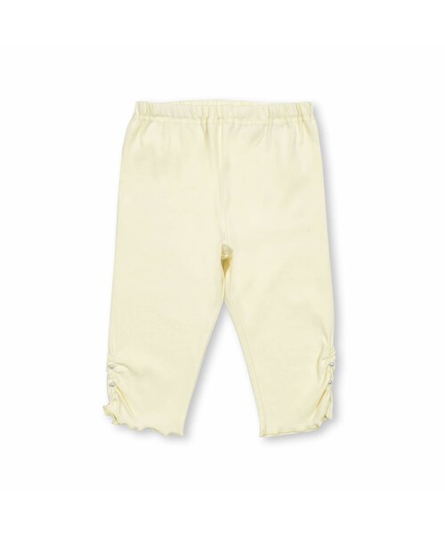 SLAP SLIP（スラップスリップ）の「裾パール5分丈レギンス(80~120cm)（レギンス/スパッツ・キッズ・ブルー/イエロー/グレー・110）」の3枚目の写真