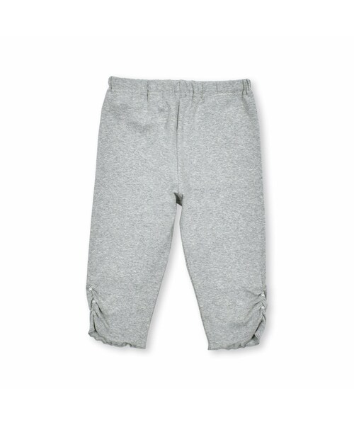 SLAP SLIP（スラップスリップ）の「裾パール5分丈レギンス(80~120cm)（レギンス/スパッツ・キッズ・ブルー/イエロー/グレー・110）」の2枚目の写真