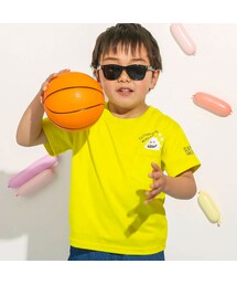 SLAP SLIP | ポケット付モンスター刺しゅうネオンカラー半袖Tシャツ(80~130cm)(Tシャツ/カットソー)