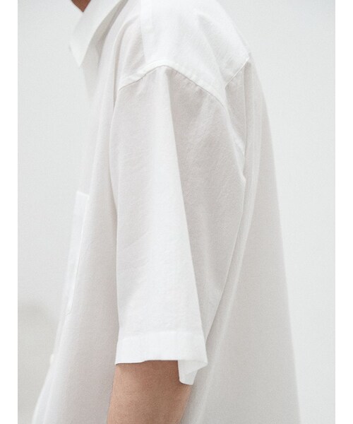 LIDNM HICOUNT WASHER TWILL H/S 半袖シャツ HICOUNT WASHER TWILL H/S（シャツ/ブラウス）｜LIDNM（リドム