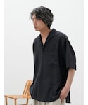 LIDNM | RAYON WASHER SKIPPER SHIRT(襯衫)