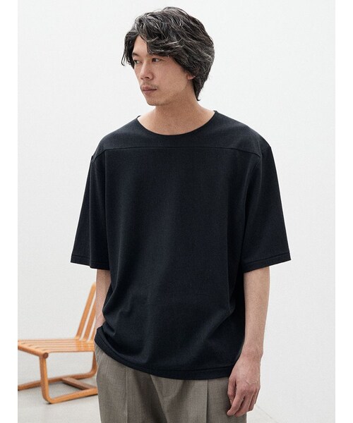 LIDNM(リドム)の「SILK BREND TEE(Tシャツ/カットソー・メンズ・ブラック/ホワイト・S/M/L)」の16枚目の写真