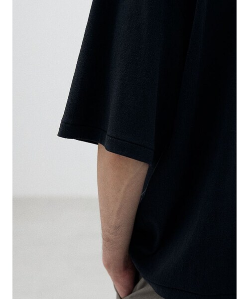 LIDNM(リドム)の「SILK BREND TEE(Tシャツ/カットソー・メンズ・ブラック/ホワイト・S/M/L)」の19枚目の写真
