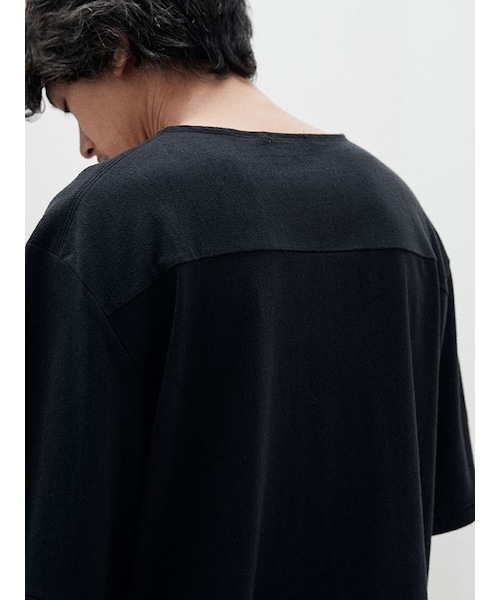 LIDNM(リドム)の「SILK BREND TEE(Tシャツ/カットソー・メンズ・ブラック/ホワイト・S/M/L)」の20枚目の写真