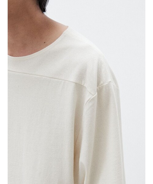 LIDNM(リドム)の「SILK BREND TEE(Tシャツ/カットソー・メンズ・ブラック/ホワイト・S/M/L)」の5枚目の写真