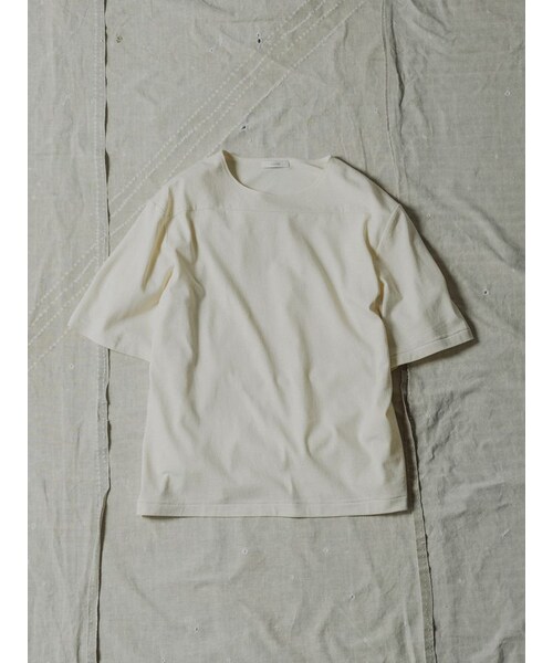 LIDNM(リドム)の「SILK BREND TEE(Tシャツ/カットソー・メンズ・ブラック/ホワイト・S/M/L)」の10枚目の写真