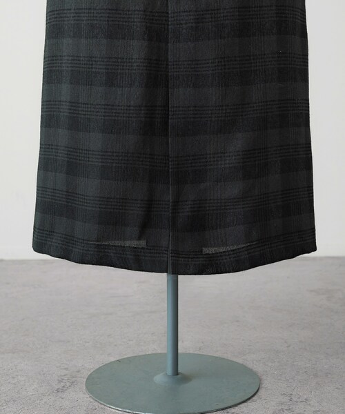 スカート siwem JACQUARD CHECK JUMPER SKIRT SIWEM(シウム) ONLINE STORE / JACQUARD CHECK JUMPER SKIRT