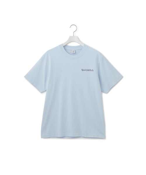 ADAM ET ROPE'(アダムエロペ)の「【Sporty&Rich(スポーティー アンド リッチ)】Play Tennis Tshirt(Tシャツ/カットソー・レディース・ブルー系・S)」の2枚目の写真
