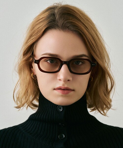 SENSE OF PLACE by URBAN RESEARCH(センスオブプレイスバイアーバンリサーチ)の「NUEF nuef0151(メガネ・レディース・BLACK/BLK×BRN/BROWN/BLK×GRAY・One)」の3枚目の写真