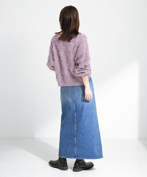 URBAN RESEARCH Sonny Label（アーバンリサーチサニーレーベル）の「Aラインデニムスカート（デニムスカート・レディース・インディゴ/ブラック・36/38）」の20枚目の写真