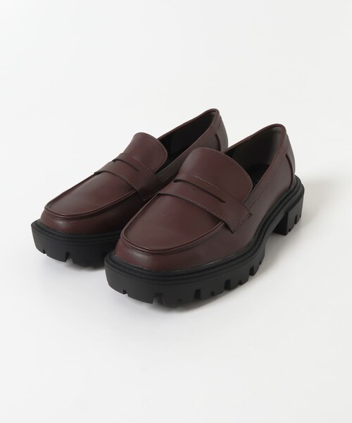 SENSE OF PLACE by URBAN RESEARCH(センスオブプレイスバイアーバンリサーチ)の「トラックソールコインローファー(ローファー・メンズ・BLACK/BROWN・26/27/28)」の21枚目の写真