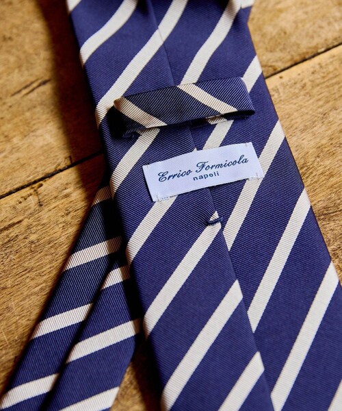 ADAM ET ROPE'（アダムエロペ）の「【Errico Formicola】TIE（ネクタイ・メンズ・ネイビー・F）」の6枚目の写真