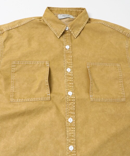 URBAN RESEARCH Sonny Label（アーバンリサーチサニーレーベル）の「バイオウォッシュワークシャツ（シャツ/ブラウス・メンズ・チャコール/ベージュ/ピンク・M/L）」の9枚目の写真