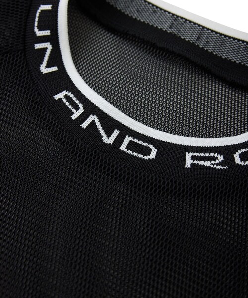 ROPE'（ロペ）の「ダブルメッシュ半袖プルオーバー/セットアップ対応（Tシャツ/カットソー・レディース・ブラック/ホワイト・L/M/S/XL）」の21枚目の写真