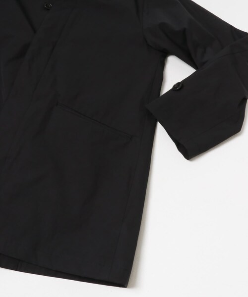 URBAN RESEARCH ROSSO（アーバンリサーチロッソ）の「3WAYステンカラーハーフコート ライナーセット（ステンカラーコート・メンズ・BLACK/CHARCOAL・M/L）」の16枚目の写真