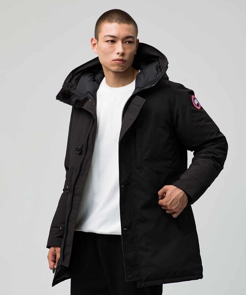 ADAM ET ROPE'（アダムエロペ）の「【CANADA GOOSE】JASPER PARKA（ダウンジャケット/コート・メンズ・ブラック・L/M/XL）」の4枚目の写真