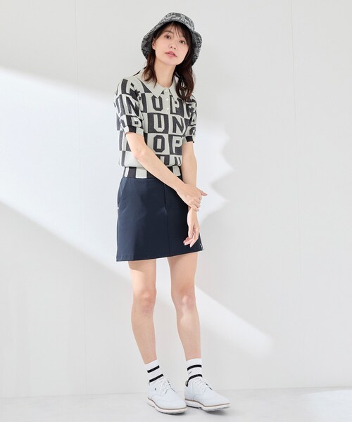 ROPE'（ロペ）の「ロゴジャカード半袖ニット（ニット/セーター・レディース・ブラック/サックス/イエロー・L/M/S）」の20枚目の写真