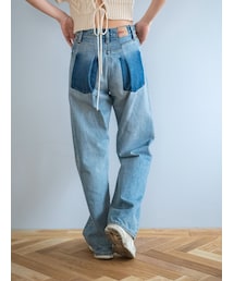 Ungrid | リメイクデザインルーズデニム(デニムパンツ)