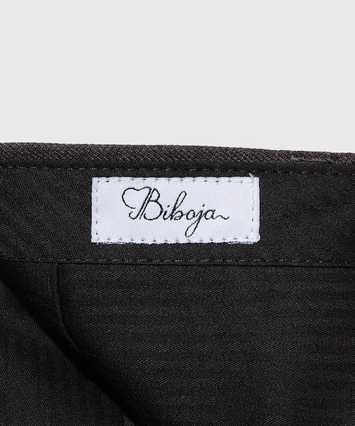 ADAM ET ROPE'(アダムエロペ)の「【BIBOJA/ビボヤ】1 Pleats Straight(スラックス・メンズ・チャコール・38/40/42)」の11枚目の写真