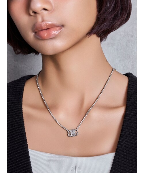 GYDA（ジェイダ）の「JEYSUS Symmetry GYDA bijouネックレス（ネックレス・レディース・シルバー/ゴールド・F）」の2枚目の写真
