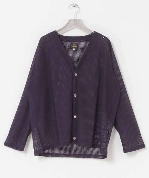 URBAN RESEARCH(アーバンリサーチ)の「Needles V-NECK LACE CARDIGAN(カーディガン/ボレロ・メンズ・GREY/EGGPLANT/BLACK・S/M)」の3枚目の写真