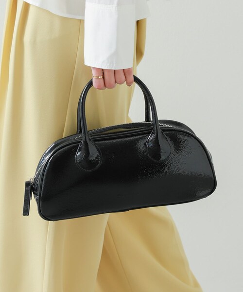 SENSE OF PLACE by URBAN RESEARCH(センスオブプレイスバイアーバンリサーチ)の「ラウンドスクエアボストンバッグ(ボストンバッグ・レディース・IVORY/BLACK/RED・one)」の20枚目の写真