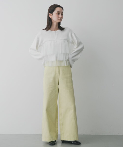 SENSE OF PLACE by URBAN RESEARCH（センスオブプレイスバイアーバンリサーチ）の「スタッズフラットシューズ（パンプス・レディース・BLACK/BEIGE・S/M/L）」の6枚目の写真