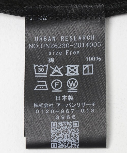 URBAN RESEARCH（アーバンリサーチ）の「new basic　DISCOMFORT SLIT TOPS（Tシャツ/カットソー・レディース・WHITE/BLACK・Free）」の9枚目の写真