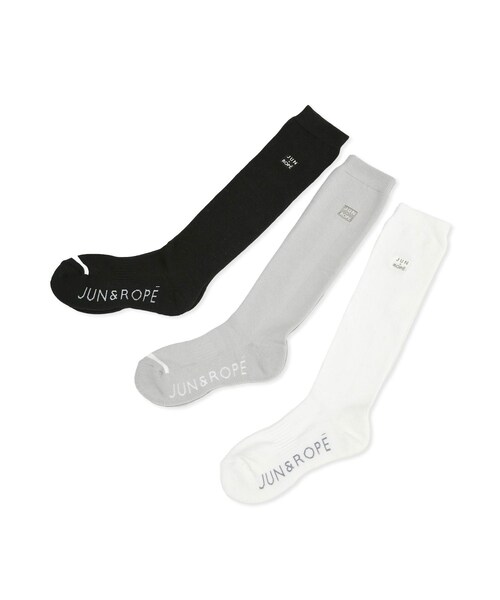 ROPE'（ロペ）の「クールマックスハイソックス/Oggi掲載（ソックス/靴下・レディース・ブラック/グレー/ホワイト・F）」の5枚目の写真
